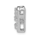 0.10 Ct Diamond Saguaro Cactus Charm Pendant in Real 14k White Gold