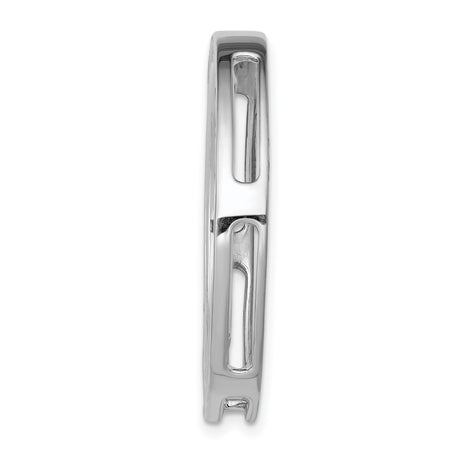 14k White Gold Eternity Ring with Round Cut Diamonds in Channel Setting for Women