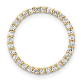 14k Yellow Gold Tennis Bracelet with Round Cut Diamonds, Eternity Style Fine Jewelry for Women