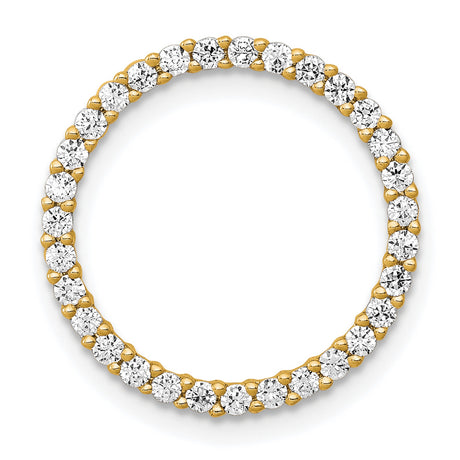 14k Yellow Gold Tennis Bracelet with Round Cut Diamonds, Eternity Style Fine Jewelry for Women