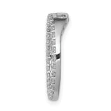 10k White Gold Circle Pendant with Round Cut Diamonds in Halo Design for Women