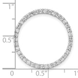 10k White Gold Tennis Bracelet with Round Cut Diamonds, Classic Prong Setting