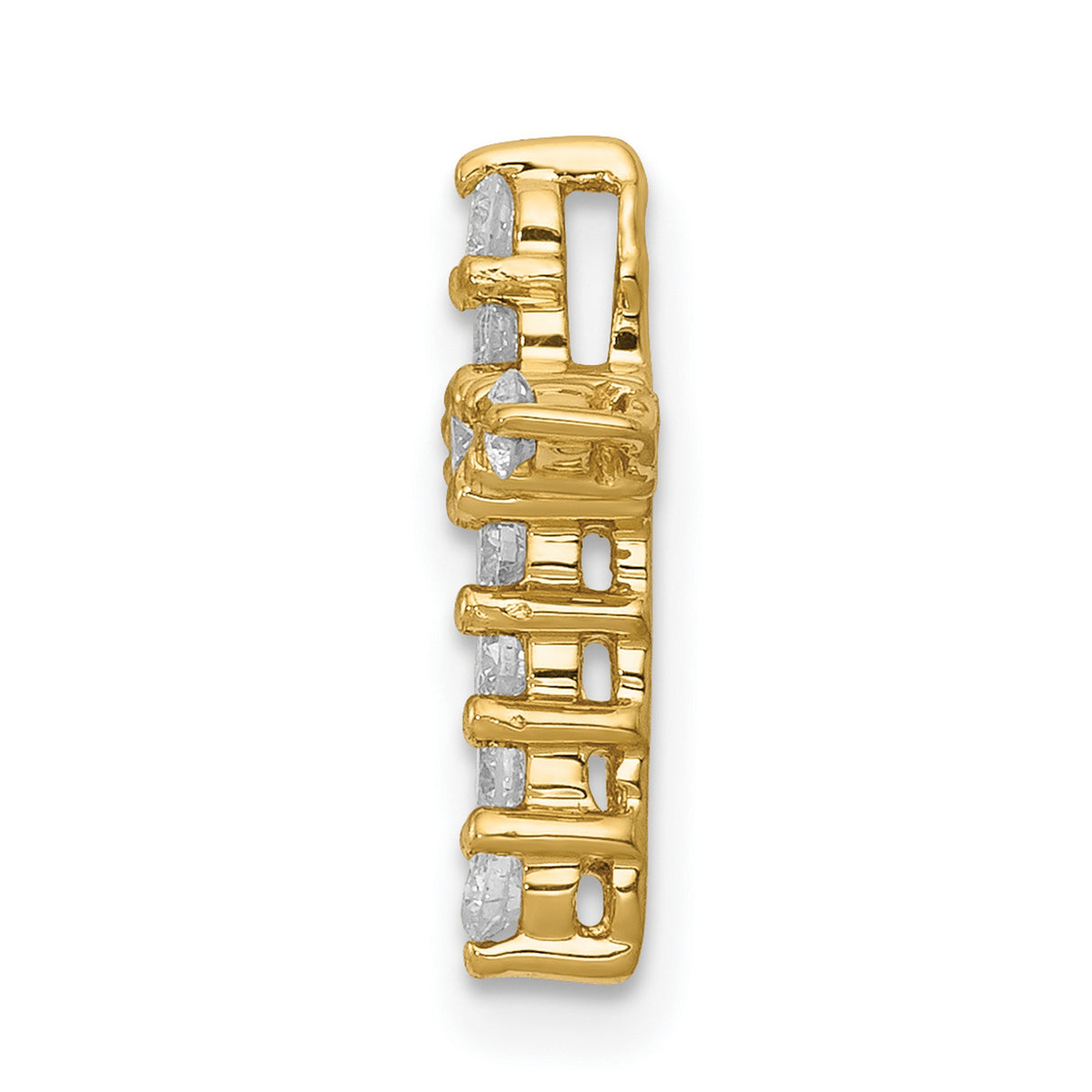 10k Yellow Gold Diamond Cross Pendant, Spiritual Symbol of Faith for Men and Women