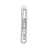 14k White Gold Diamond Star Pendant with Open Star Design, Celestial Jewelry for Women