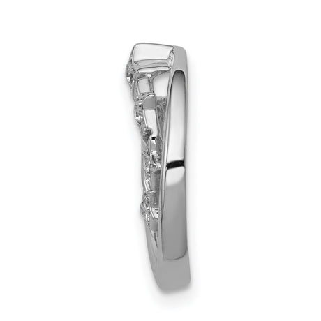 14k White Gold Constellation Pendant with Diamond Accented Stars, Celestial Jewelry for Women