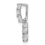 14k White Gold Starfish Pendant with Diamond Accents, Ocean-Inspired Nautical Jewelry for Women