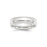 White Gold Milgrain, Comfort Fit wedding band ring