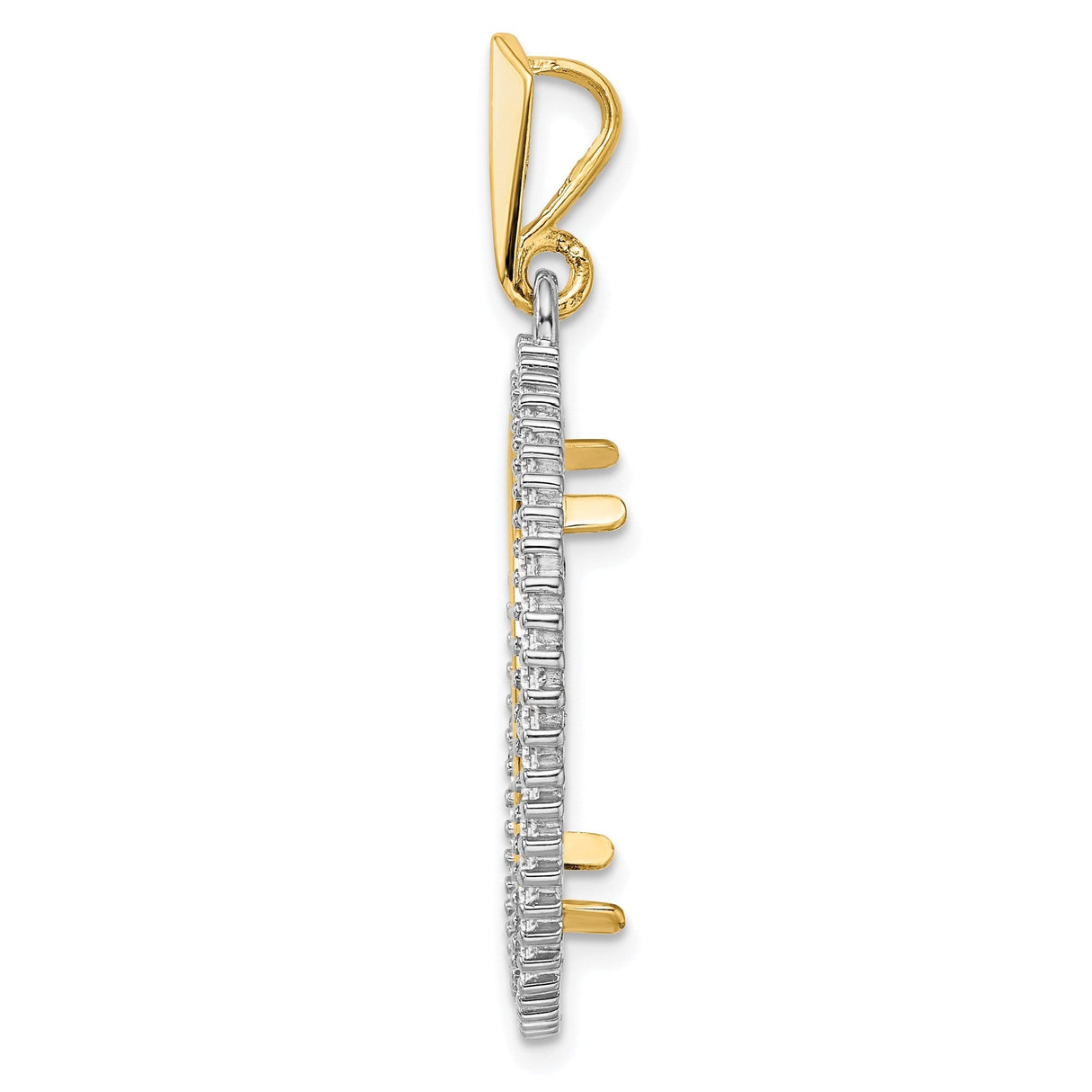 22 mm 14k Multi-Tone Gold coin bezel for 21.6 mm Coin — alternate view