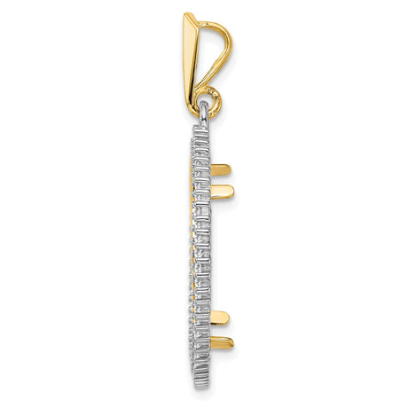 22 mm 14k Multi-Tone Gold coin bezel for 21.6 mm Coin — alternate view