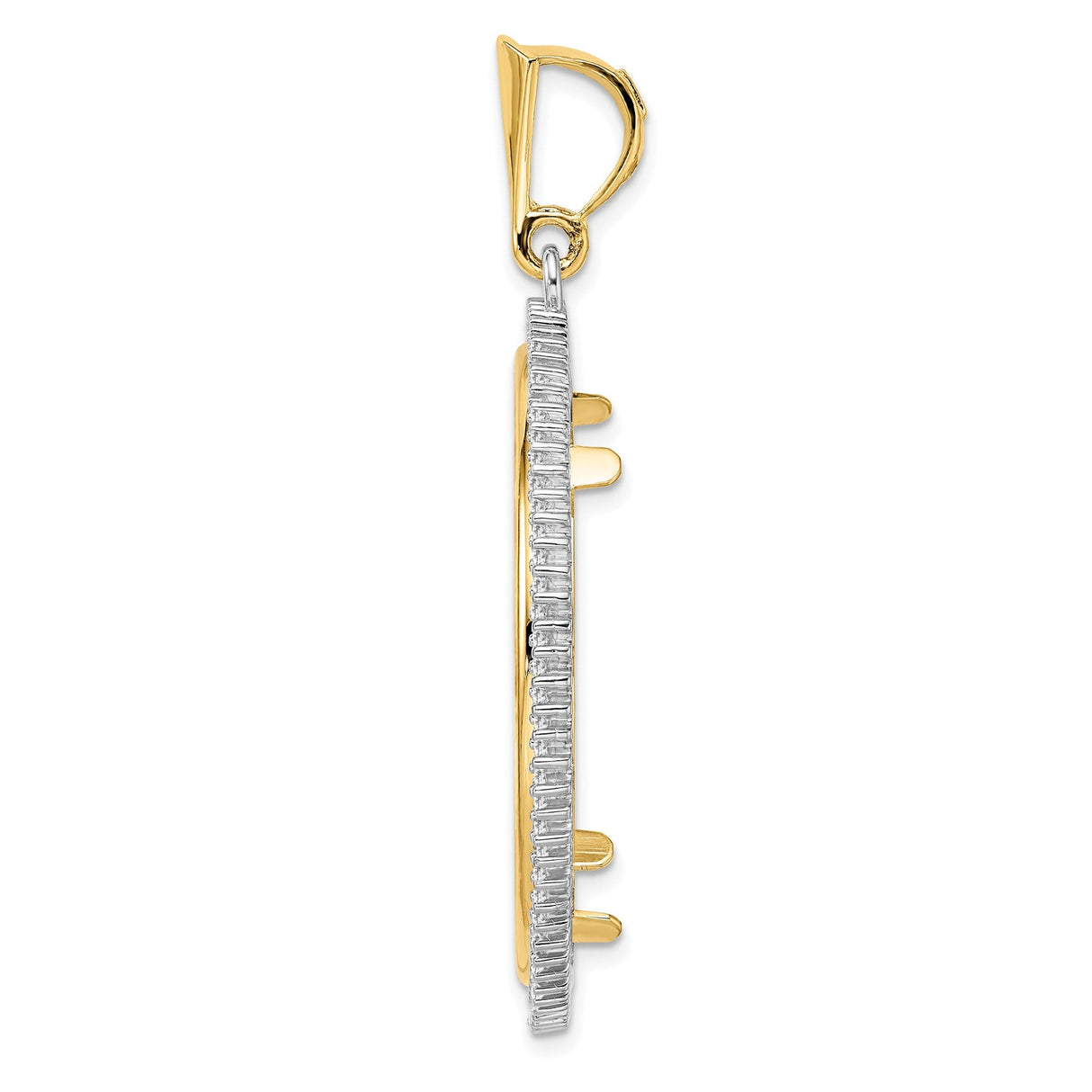 34 mm 14k Multi-Tone Gold coin bezel for 34.2 mm Coin — alternate view