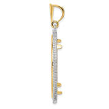 34 mm 14k Multi-Tone Gold coin bezel for 34.2 mm Coin — alternate view