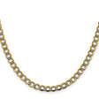 14K Yellow Gold 5.2 mm Curb Chain Necklace, Polished