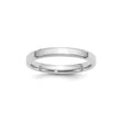 Sterling Silver Beveled Edge wedding band ring