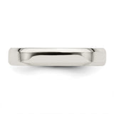 Sterling Silver Beveled Edge, Comfort Fit wedding band ring detail view