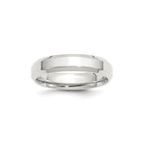 Sterling Silver Beveled Edge, Comfort Fit wedding band ring