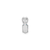 Sterling Silver Pendant with Oval Swiss Blue Topaz and Heart Bail Design for Women