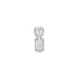 Sterling Silver Pendant with Oval Citrine and Heart Bail, Romantic Jewelry for Women