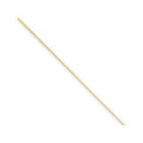 925 Yellow Gold 0.9 mm Box Chain Necklace, Solid