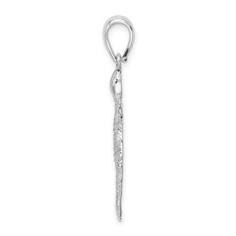 Sterling Silver Lizard Pendant with Textured Gecko Design, Animal Totem Jewelry for Nature Lovers