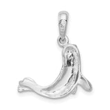 Sterling Silver Sea Lion Pendant, Detailed Ocean Wildlife Charm, Nautical Animal Jewelry