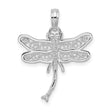 Sterling Silver Dragonfly Pendant with Filigree Wings, Nature Inspired Boho Jewelry for Women