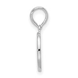 Sterling Silver Pendant with Raised Fleur-de-Lis Design, French Heritage Symbol