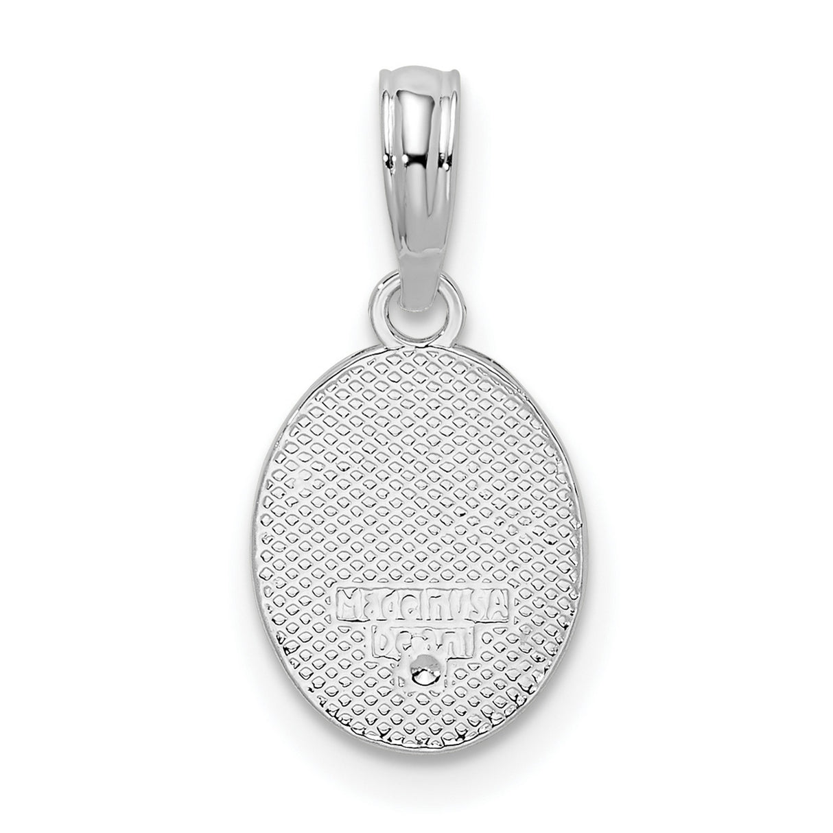 Sterling Silver Pendant with Raised Fleur-de-Lis Design, French Heritage Symbol
