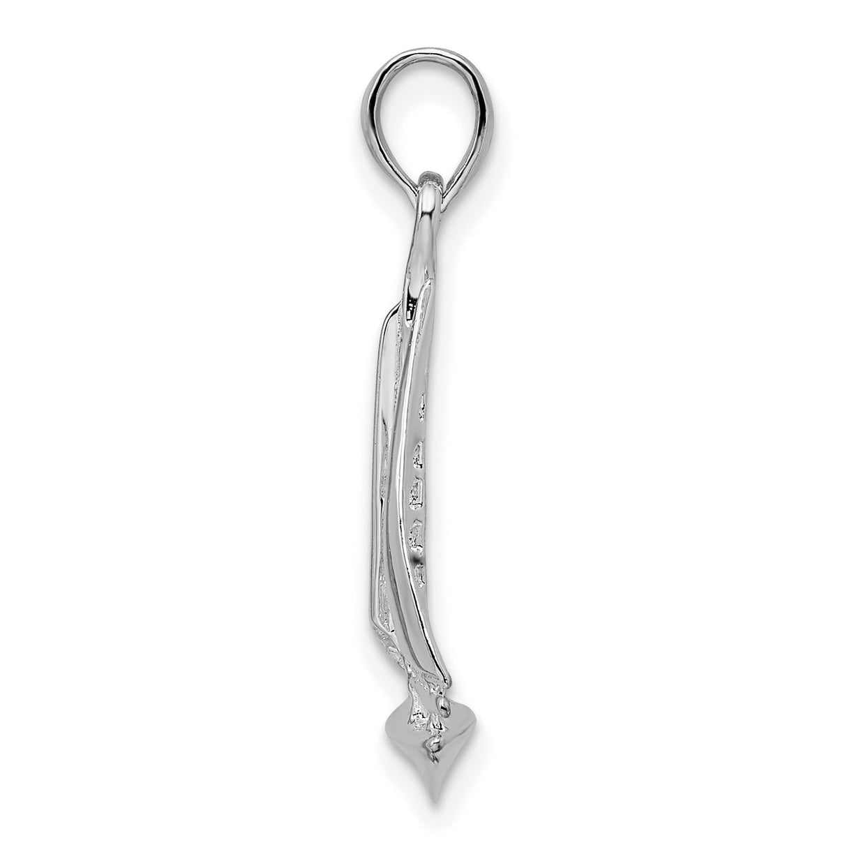 Sterling Silver Sailboat Pendant, Nautical Charm Design for Women or Unisex Wear