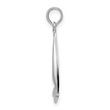 Sterling Silver Sailboat Pendant, Nautical Maritime Charm with Coastal Design