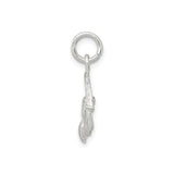 Sterling Silver Claddagh Pendant with Heart and Crown Symbol, Irish Celtic Jewelry