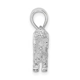Sterling Silver Cocker Spaniel Pendant, Realistic 3D Dog Design, Animal Jewelry Charm for Women or Unisex
