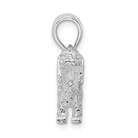 Sterling Silver Cocker Spaniel Pendant, Realistic 3D Dog Design, Animal Jewelry Charm for Women or Unisex