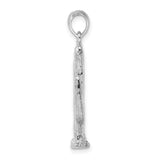 Sterling Silver Saguaro Cactus Pendant, Southwestern Desert Motif Charm for Women or Men