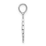 Sterling Silver Holy Communion Pendant with Raised Chalice Design