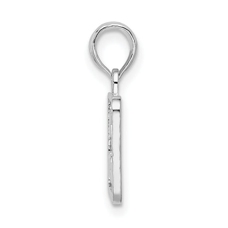 Sterling Silver OBX North Carolina Pendant Charm, Outer Banks Coastal Travel Keepsake Jewelry