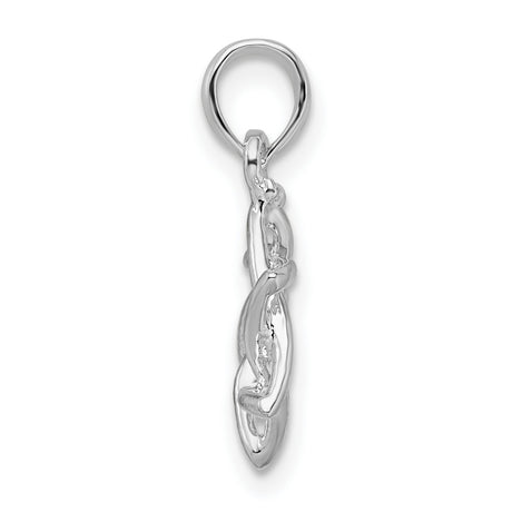 Sterling Silver Star of David Pendant, Interwoven Judaica Symbol for Men and Women