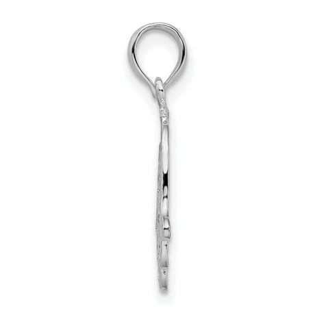 Sterling Silver Hamsa Pendant with Intricate Filigree Design, Religious Protection Amulet