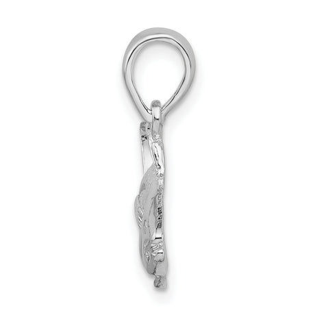 Sterling Silver Tuna Fish Pendant, Detailed Marine Life Nautical Theme for Men or Unisex