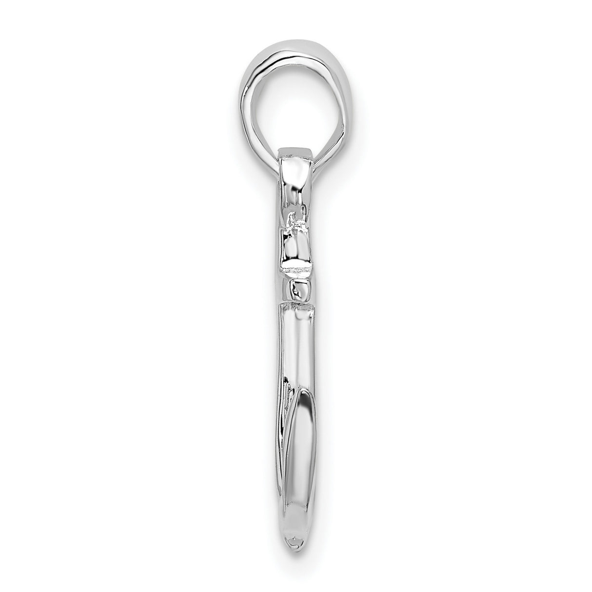 Sterling Silver Anchor Pendant with Nautical Symbol of Hope and Strength for Women or Unisex Wear