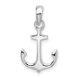 Sterling Silver Anchor Pendant with Nautical Symbol of Hope and Strength for Women or Unisex Wear