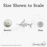 Sterling Silver Swordfish Pendant, Realistic Ocean Life Detail, Nautical Theme for Men and Unisex Wear