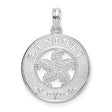 Sterling Silver Starfish Pendant with Sanibel Engraving, Ocean-Inspired Nautical Jewelry for Women