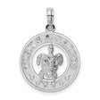 Sterling Silver Sea Turtle Pendant, Turks Caicos Circle Design, Nautical Ocean Charm
