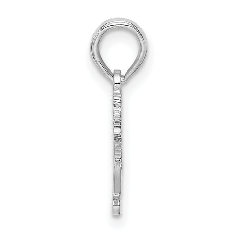 Sterling Silver Cruise Ship Pendant with Bahamas Inscription, Nautical Travel Charm
