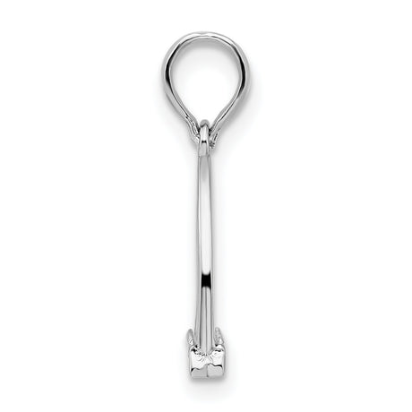 Sterling Silver Stirrup Pendant, Equestrian Horseback Riding Charm for Women