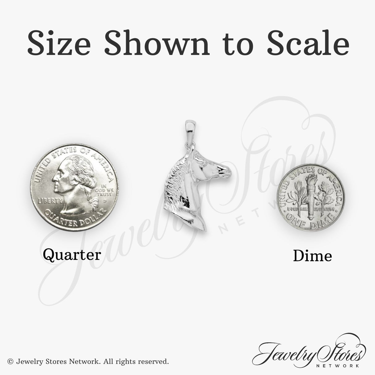 Sterling Silver Horse Head Pendant, Realistic Equestrian Design, Unisex Western Style Charm