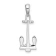 Sterling Silver Anchor Pendant with Nautical Faith Symbol for Men and Unisex Wear