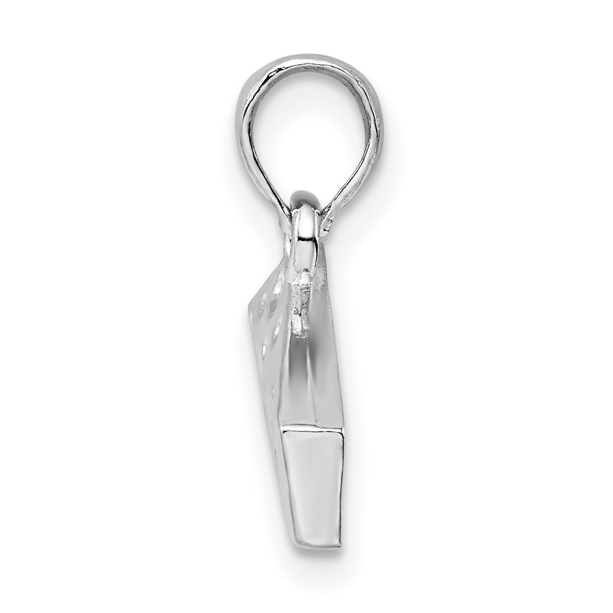 Sterling Silver Cheese Wedge Charm Pendant, Fun Culinary Jewelry for Cheese Lovers
