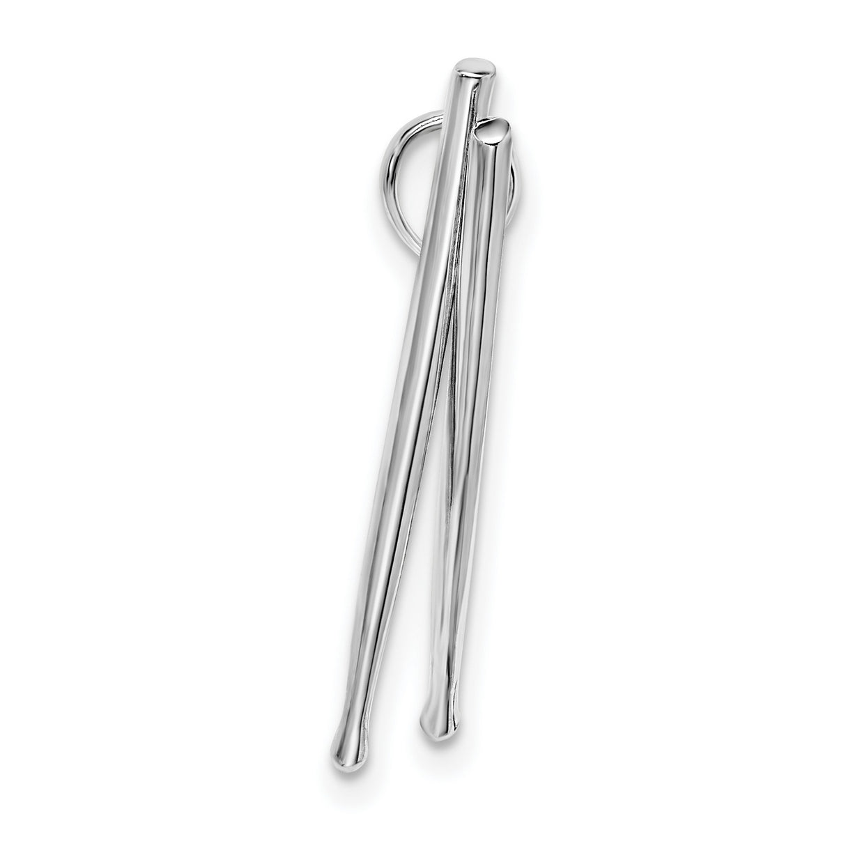 Sterling Silver Baseball Pendant with Crossed Bats, Unisex Sports Charm