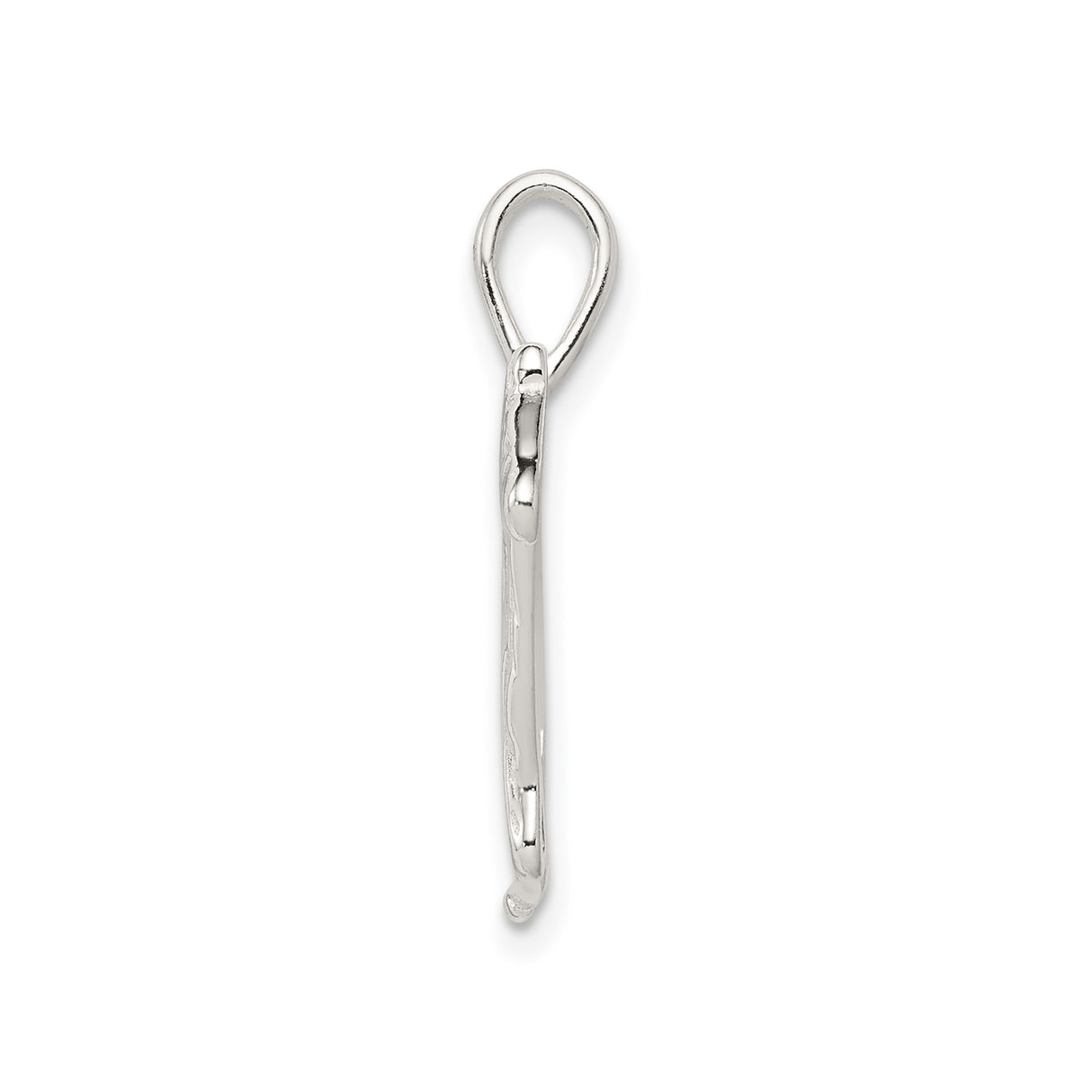 Sterling Silver Horse Racing Pendant with Jockey on Galloping Horse, Unisex Equestrian Charm